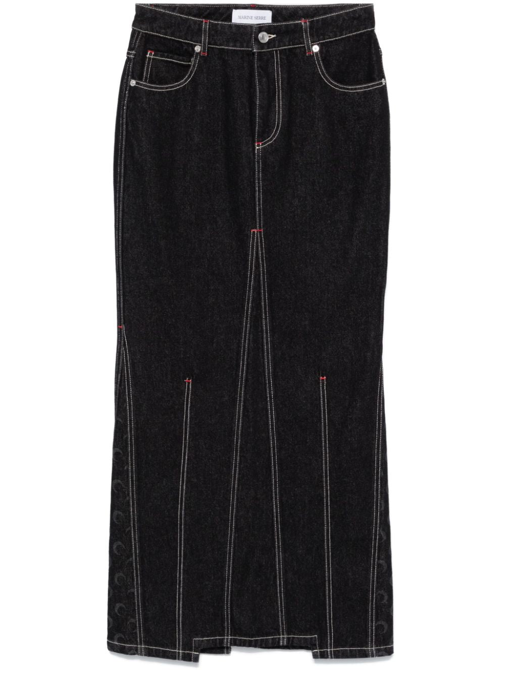 Marine Serre Women's Crescent Moon Long Skirt