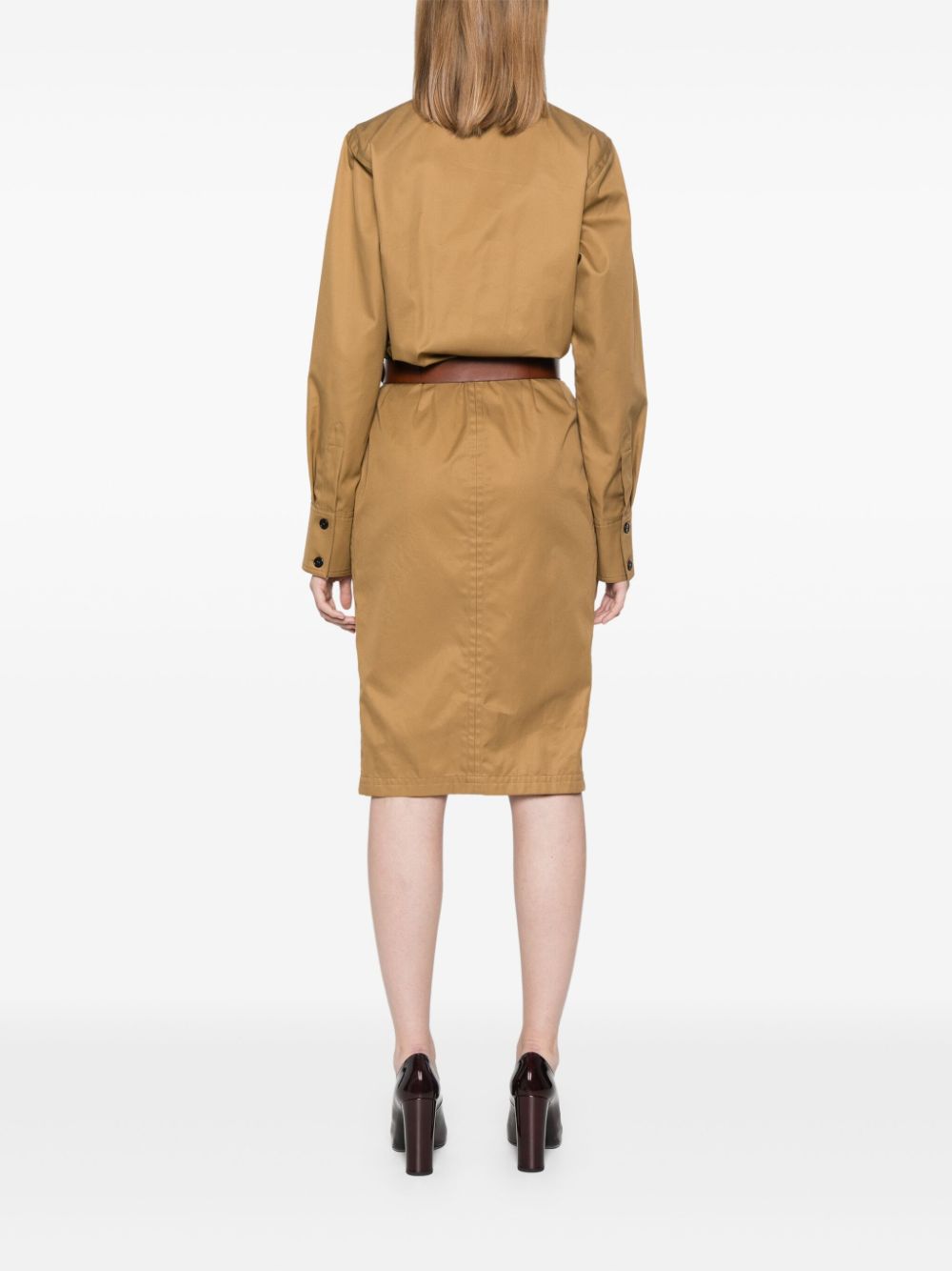 Saint Laurent Women's Belted Dress