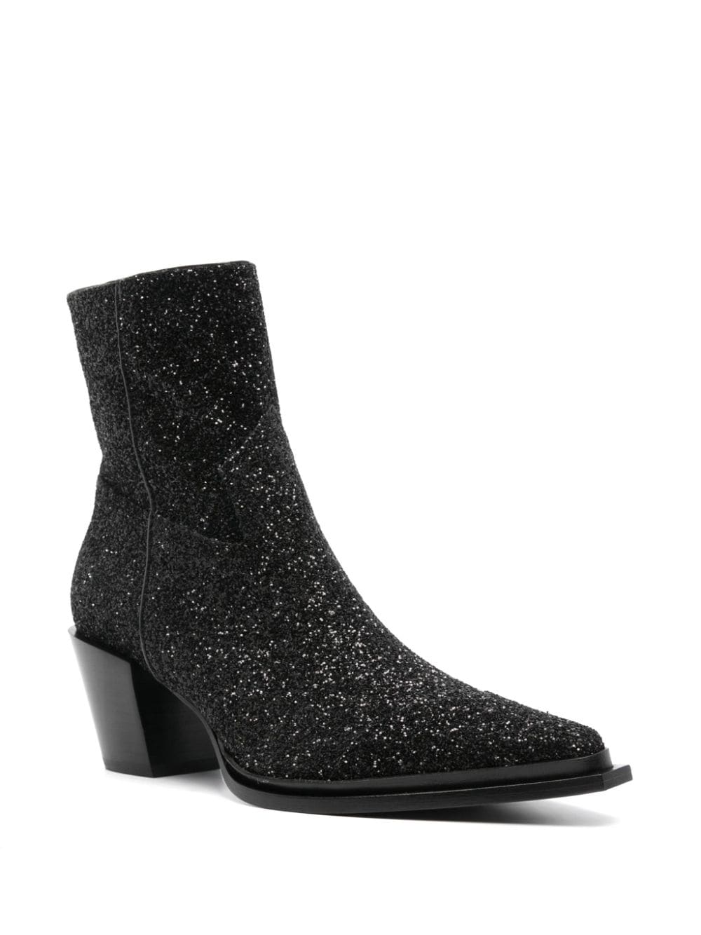 Jimmy Choo Women's Cece Ab Glitter Ankle Boots 60Mm