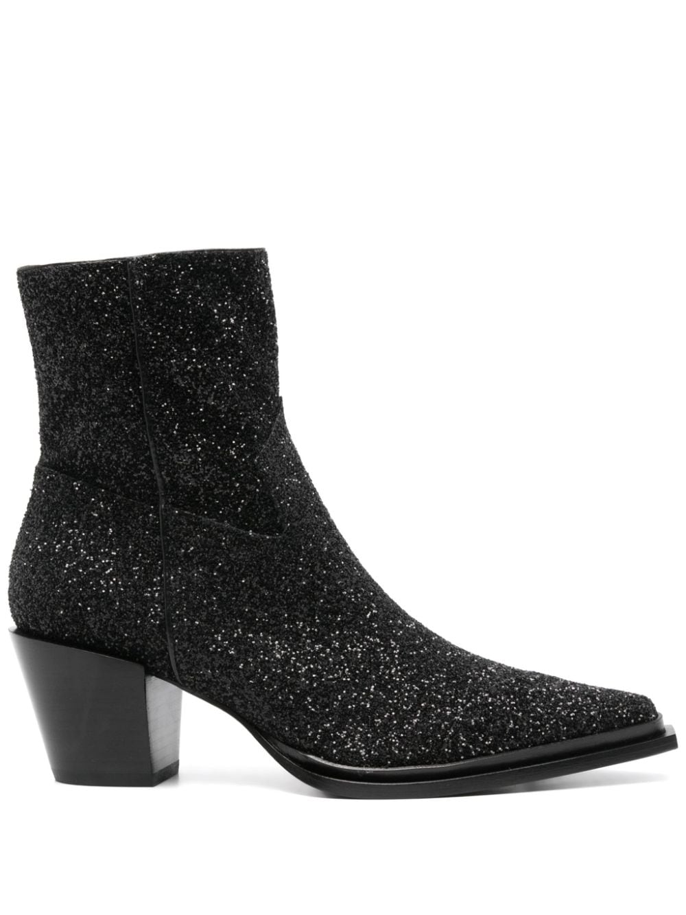 Jimmy Choo Women's Cece Ab Glitter Ankle Boots 60Mm