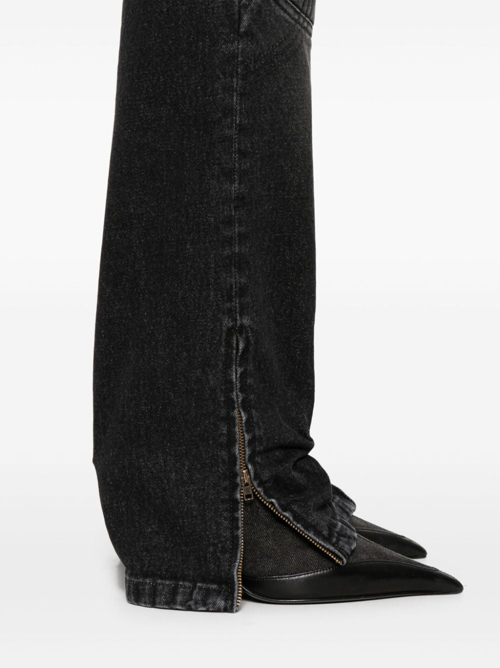 Jean Paul Gaultier Women's Padded Deatils Denim Jeans