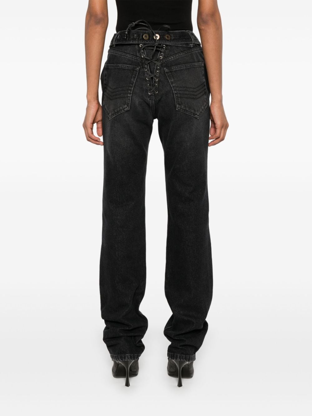 Jean Paul Gaultier Women's Padded Deatils Denim Jeans