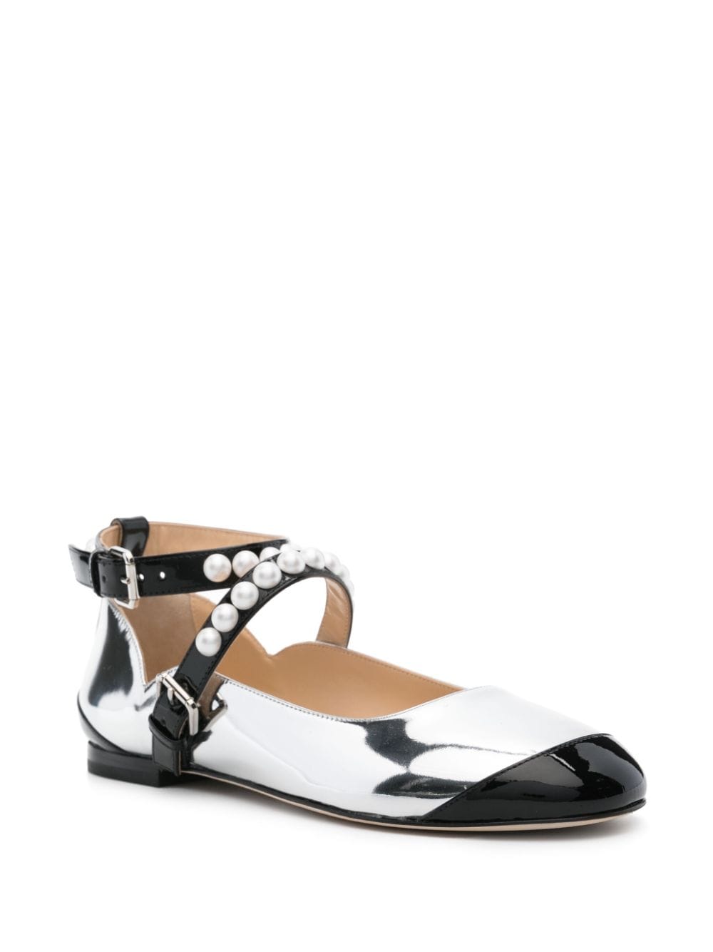 Mach & Mach Women's Two-Tone Ballerina Shoes