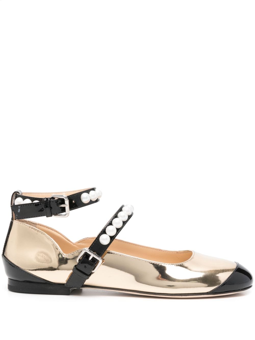 Mach & Mach Women's Two-Tone Ballerina Shoes