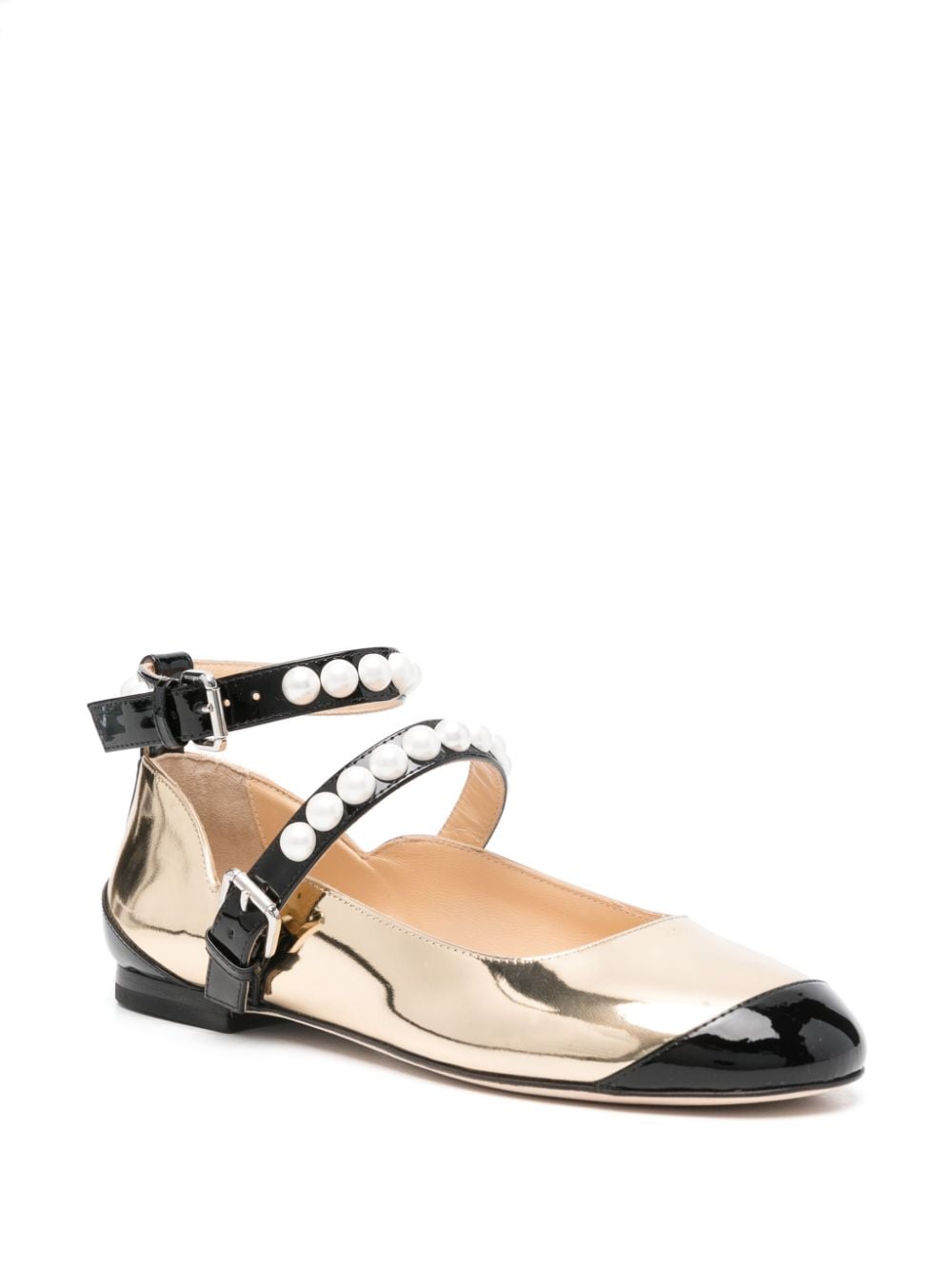 Mach & Mach Women's Two-Tone Ballerina Shoes