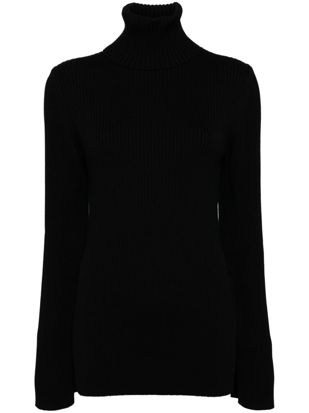 Junya Watanabe Women's Ribbed Wool Turtle-Neck Sweater
