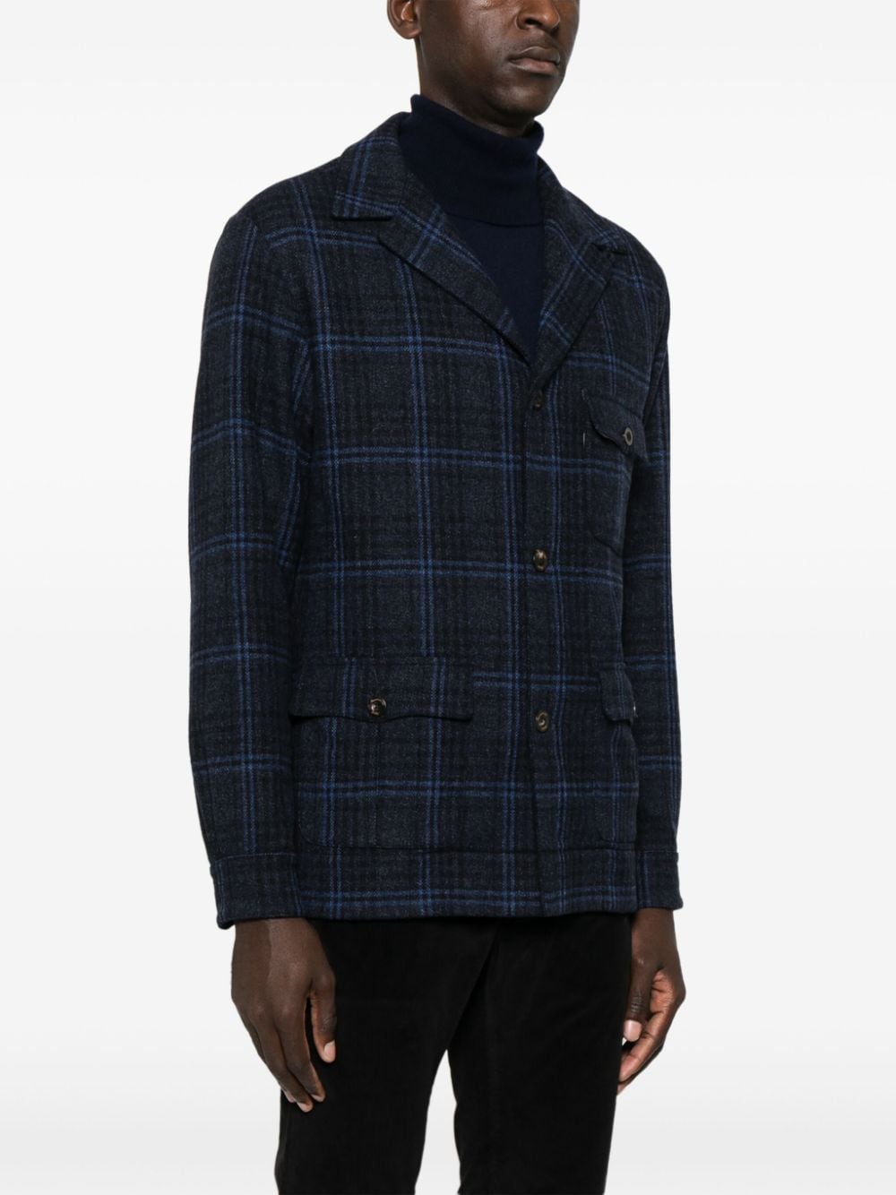 Finamore 1925 Napoli Men's Wool Single-Breasted Jacket