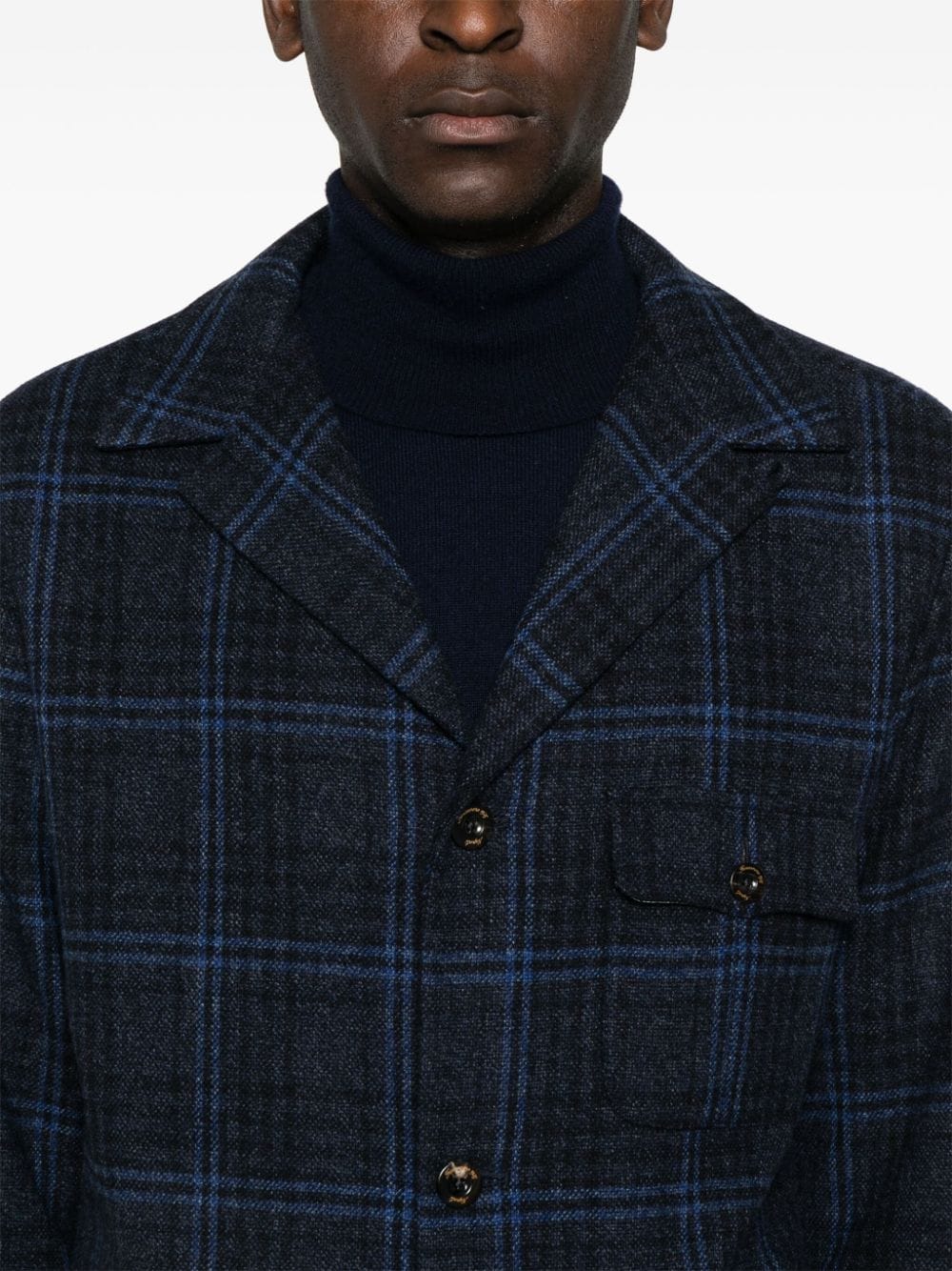 Finamore 1925 Napoli Men's Wool Single-Breasted Jacket