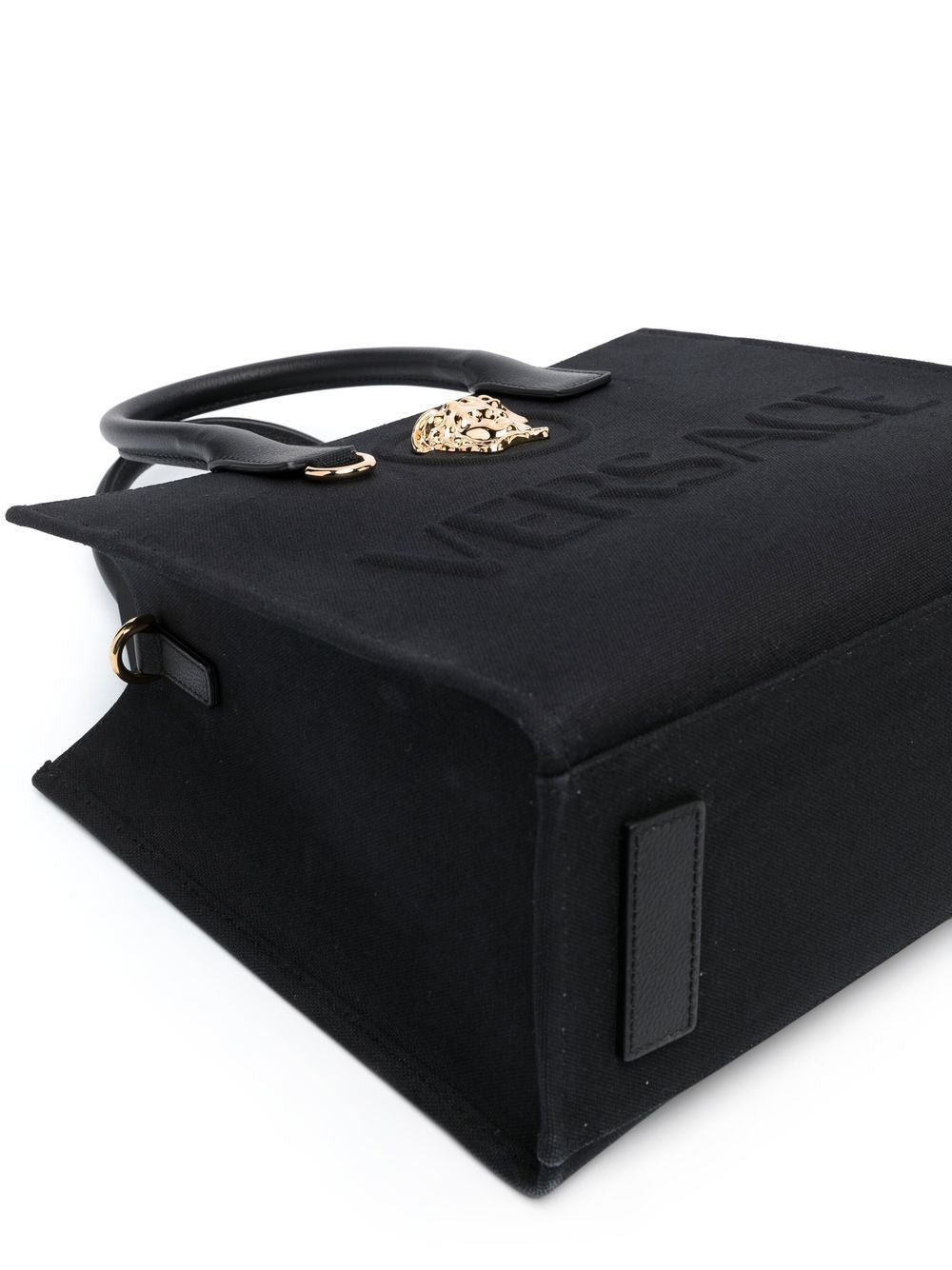 Versace Women's Small La Medusa Canvas Handbag