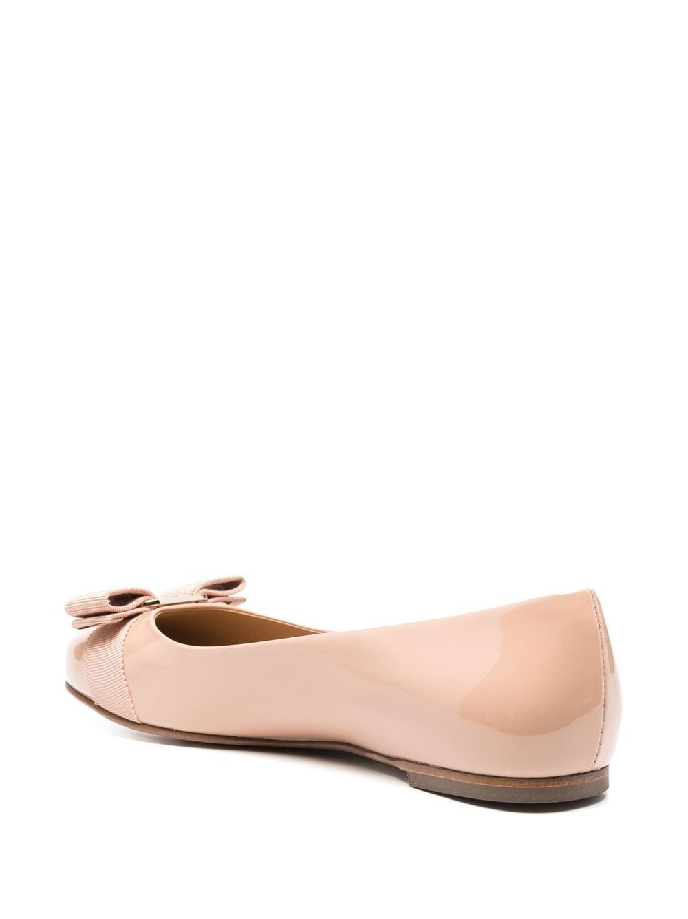 Ferragamo Women's Varina Leather Ballerinas