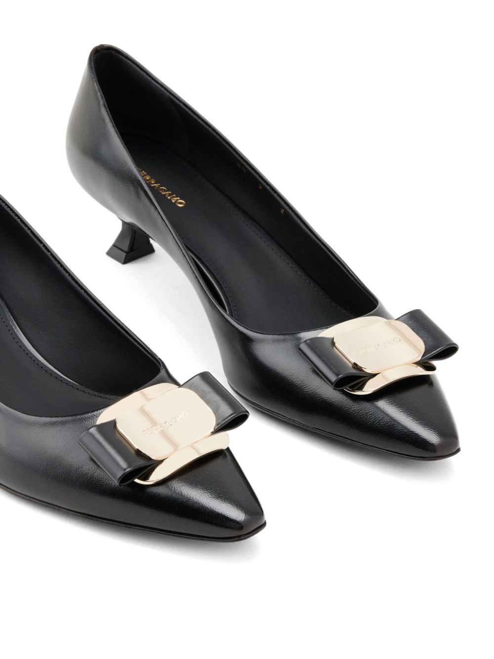 Ferragamo Women's New Vara Leather Pumps