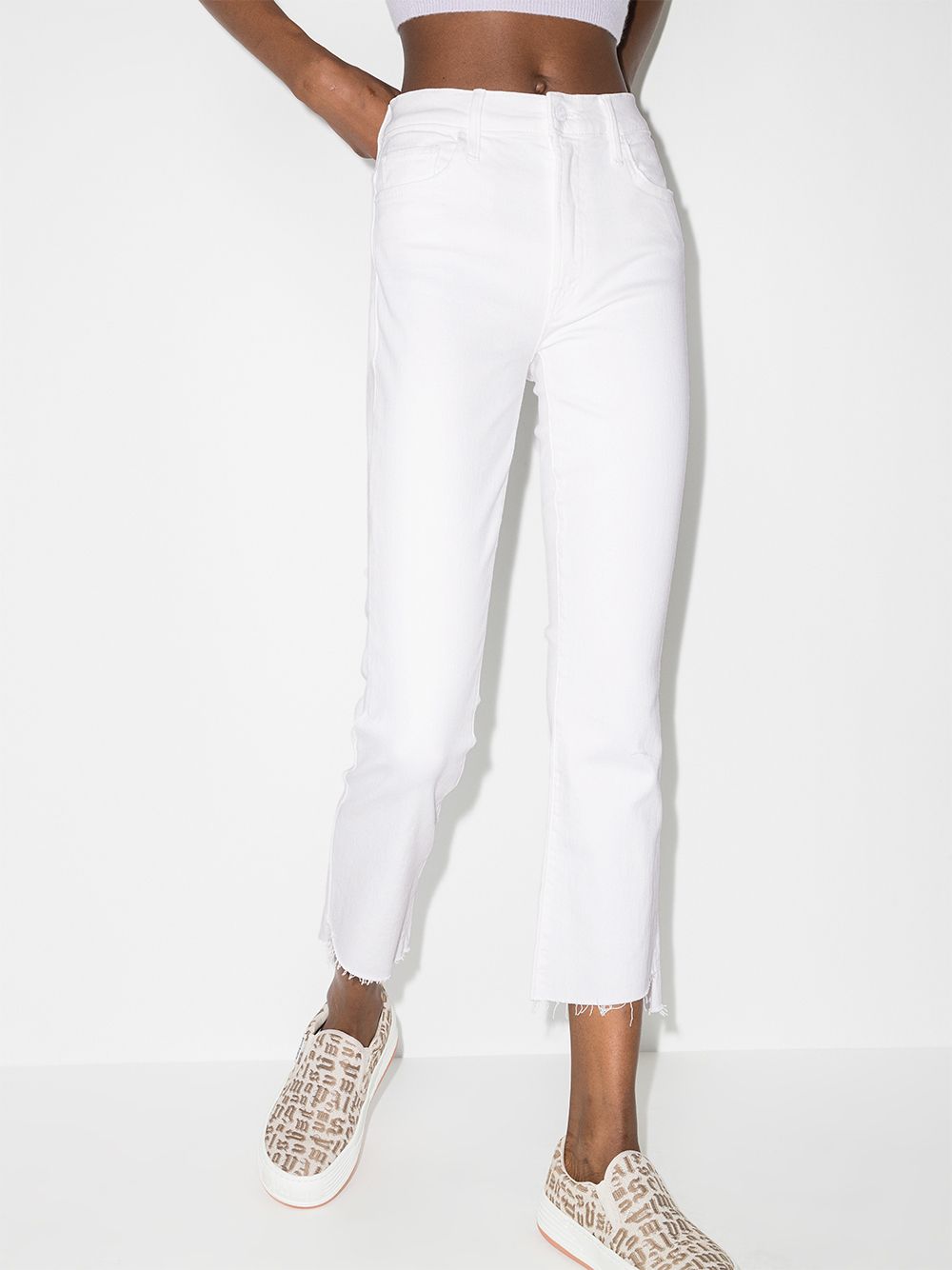 Mother Women's Jeans White