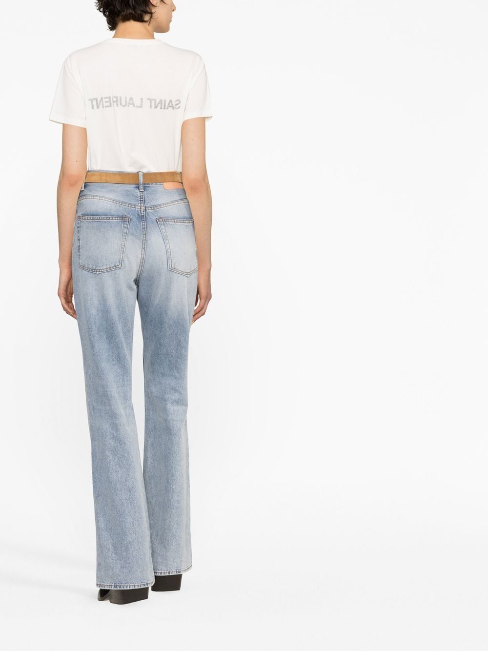 Saint Laurent Women's T-Shirts And Polos White