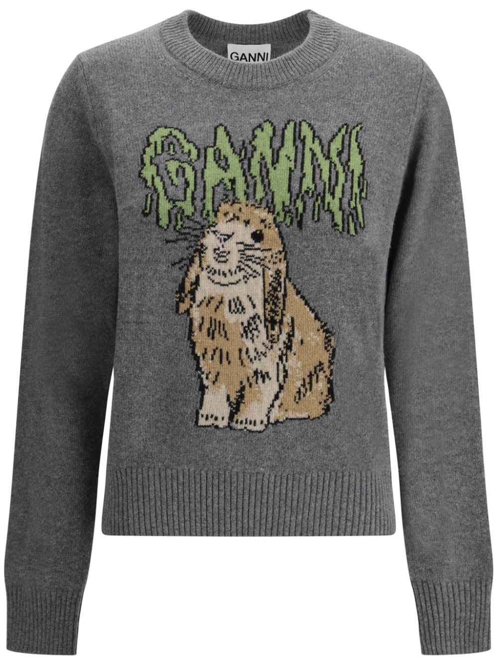 Ganni Women's Graphic Bunny Jumper