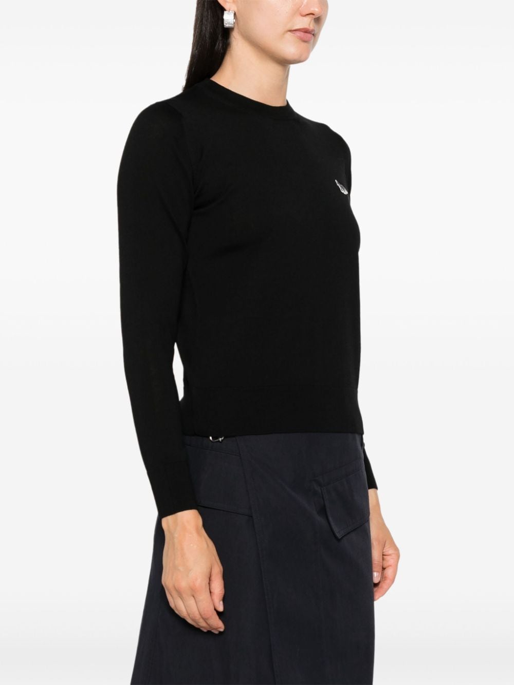 Maison Kitsune Baby Fox-Patch Sweater