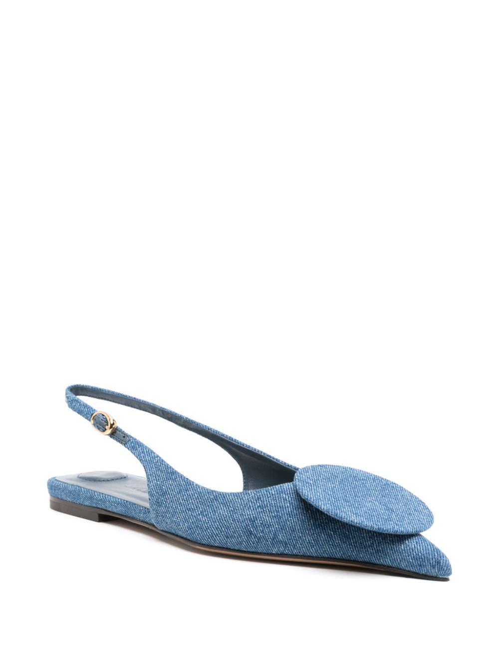 Jacquemus Women's The Slingback Duelo Plates Ballet Flats