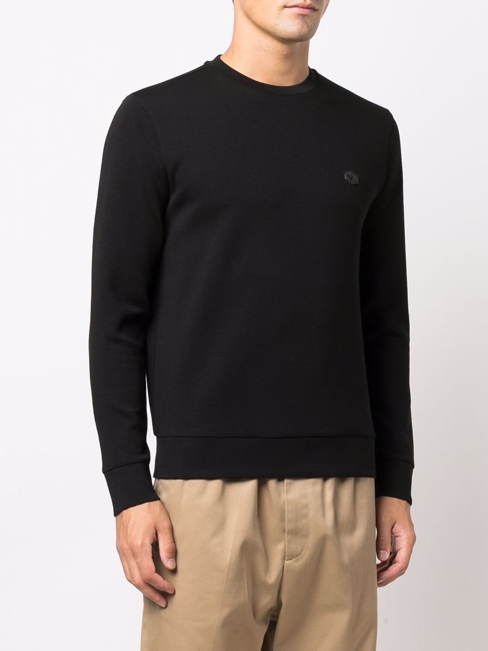 Emporio Armani Men's Logo-Patch Crew-Neck Sweatshirt