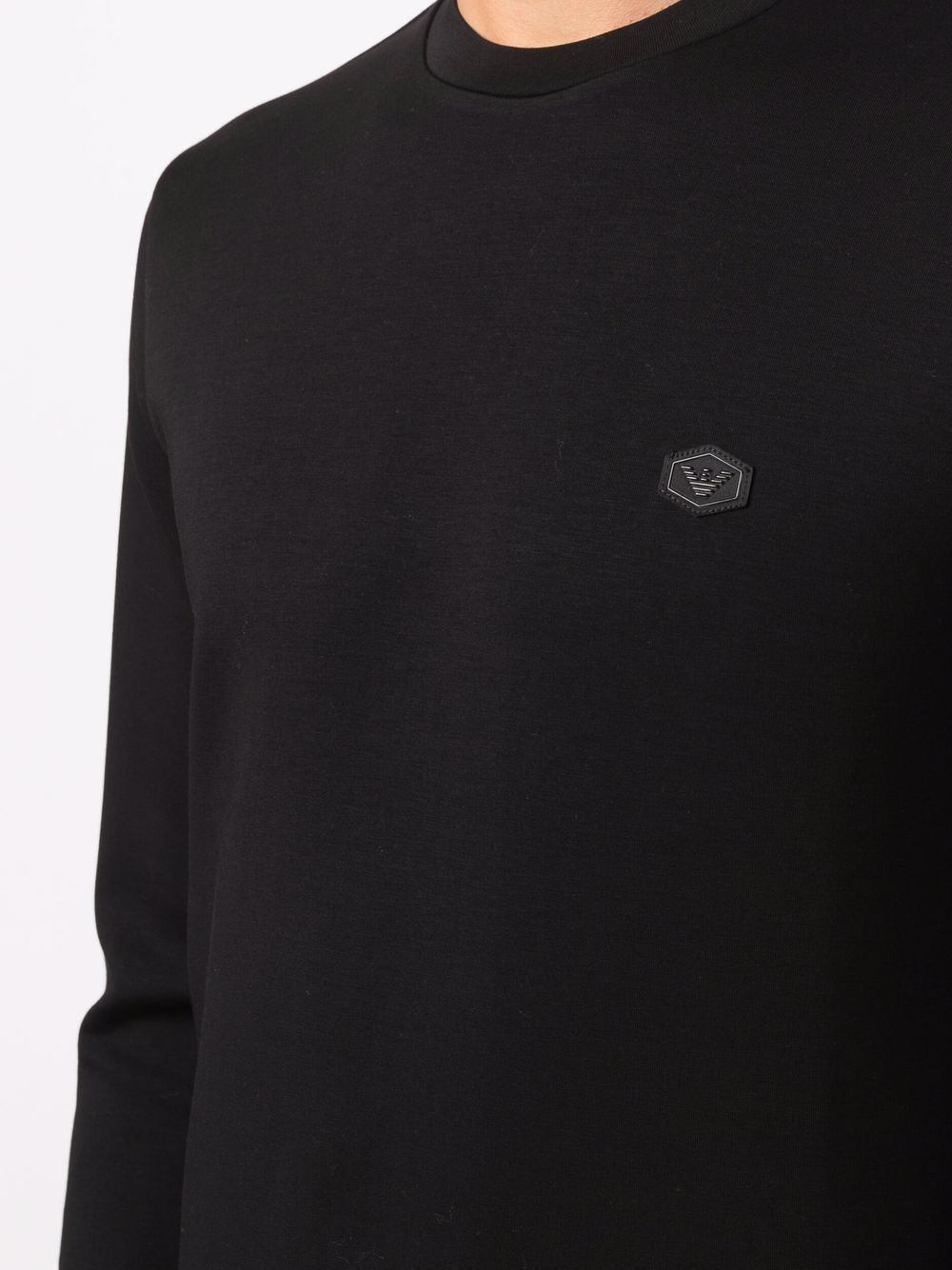 Emporio Armani Men's Logo-Patch Crew-Neck Sweatshirt