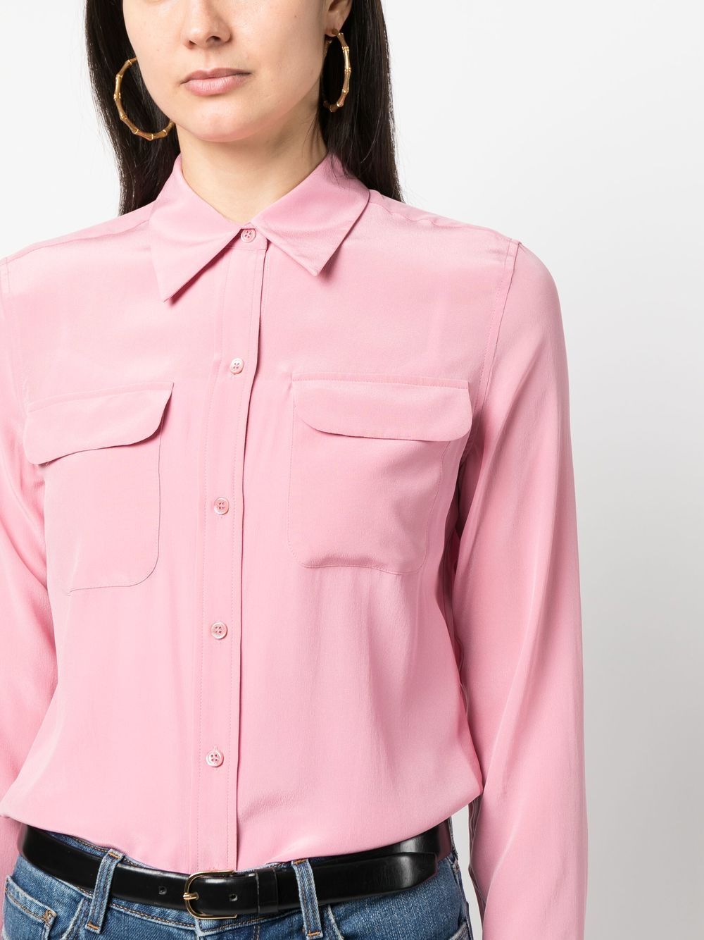 Equipment Women's Shirts Pink