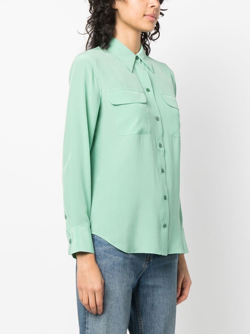 Equipment Women's Shirts Green