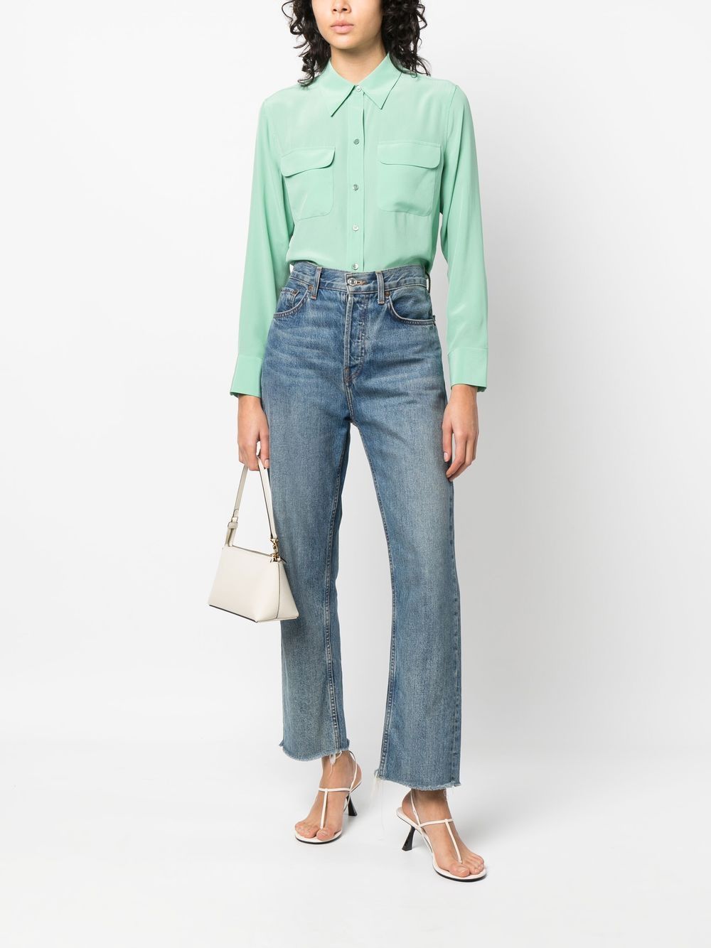 Equipment Women's Shirts Green