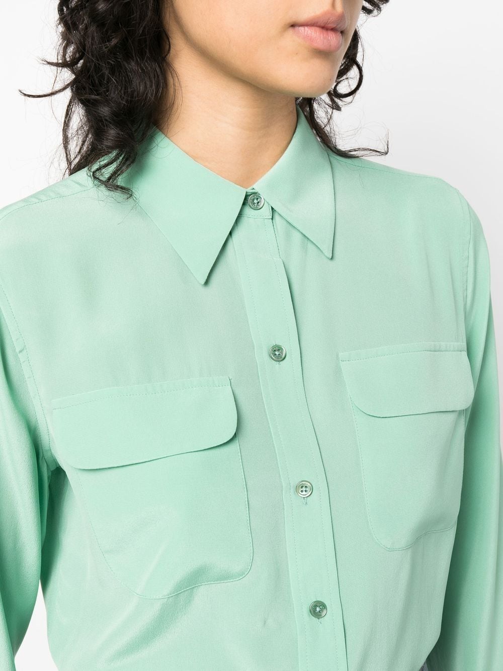 Equipment Women's Shirts Green