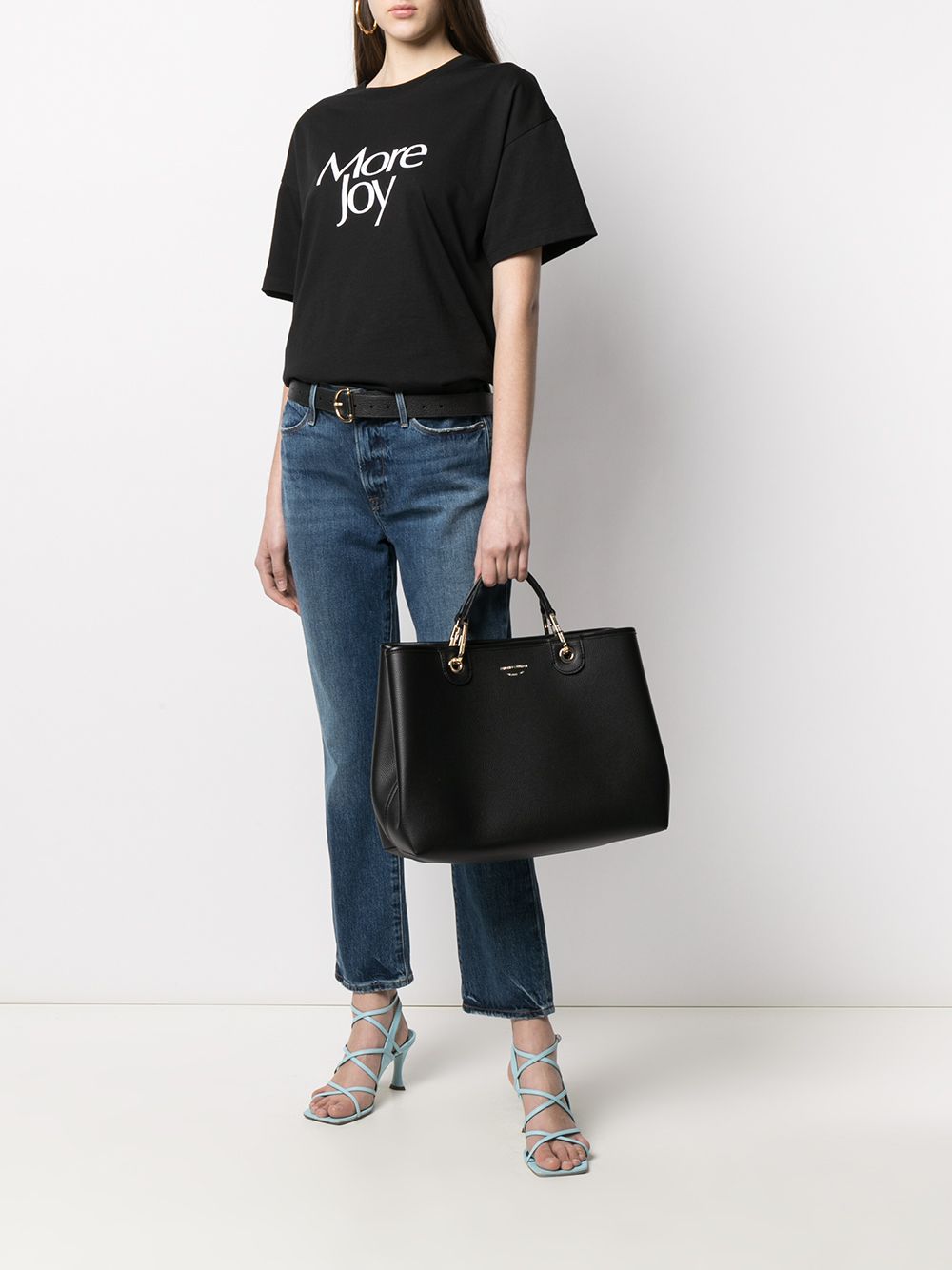 Emporio Armani Women's Printed Logo Tote Bag