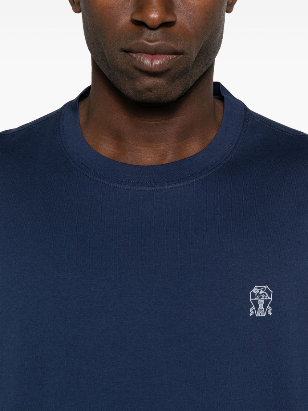 Brunello Cucinelli Men's T-Shirts And Polos Blue