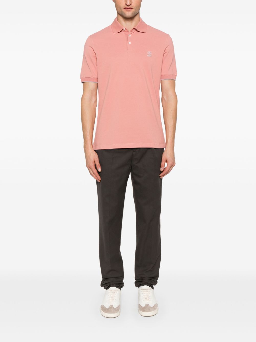 Brunello Cucinelli Men's T-Shirts And Polos Orange