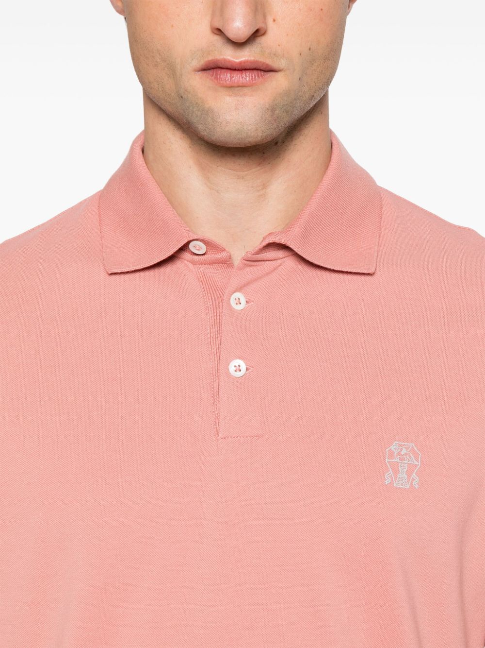 Brunello Cucinelli Men's T-Shirts And Polos Orange