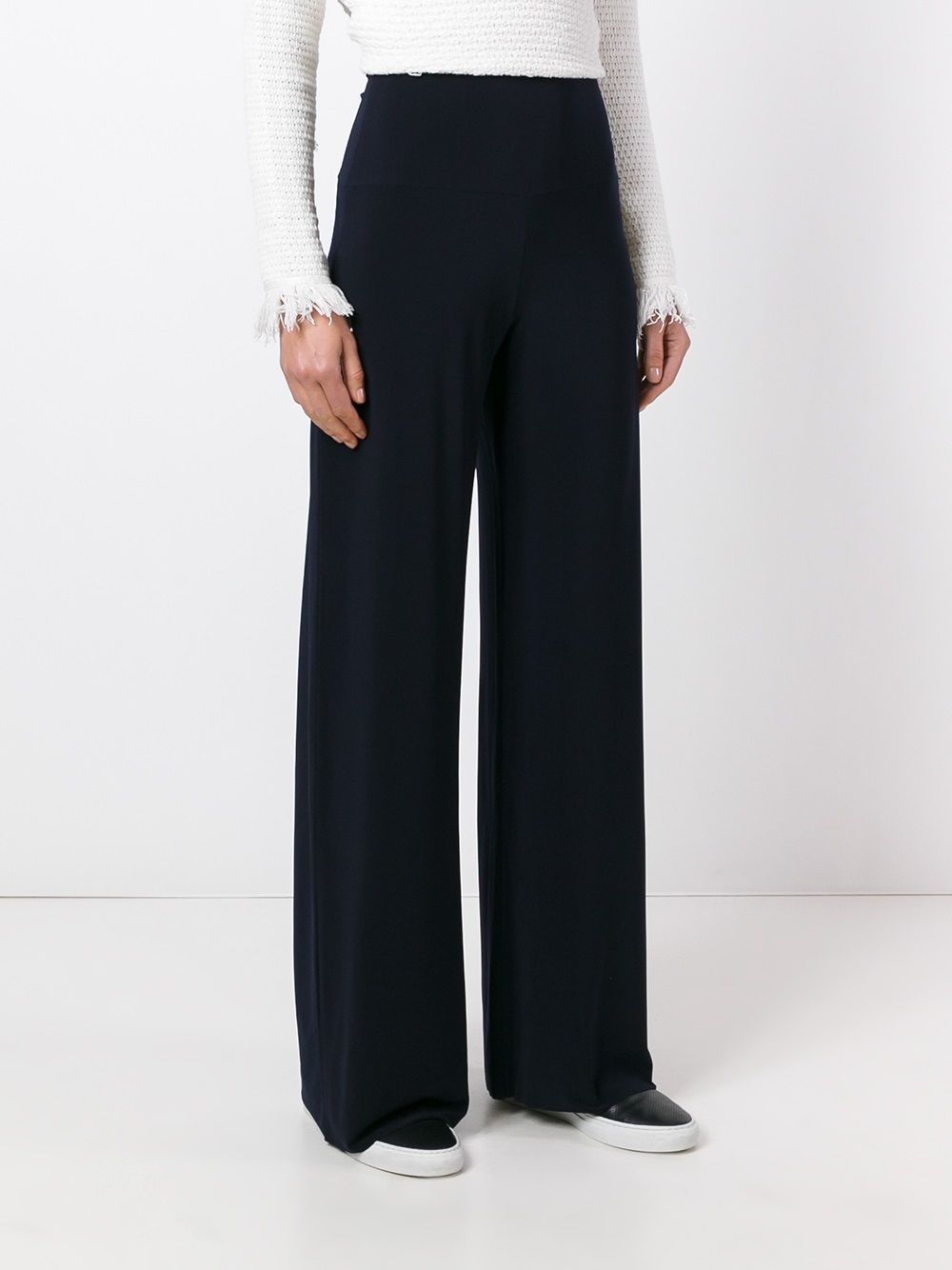 Norma Kamali Women's Trousers Blue