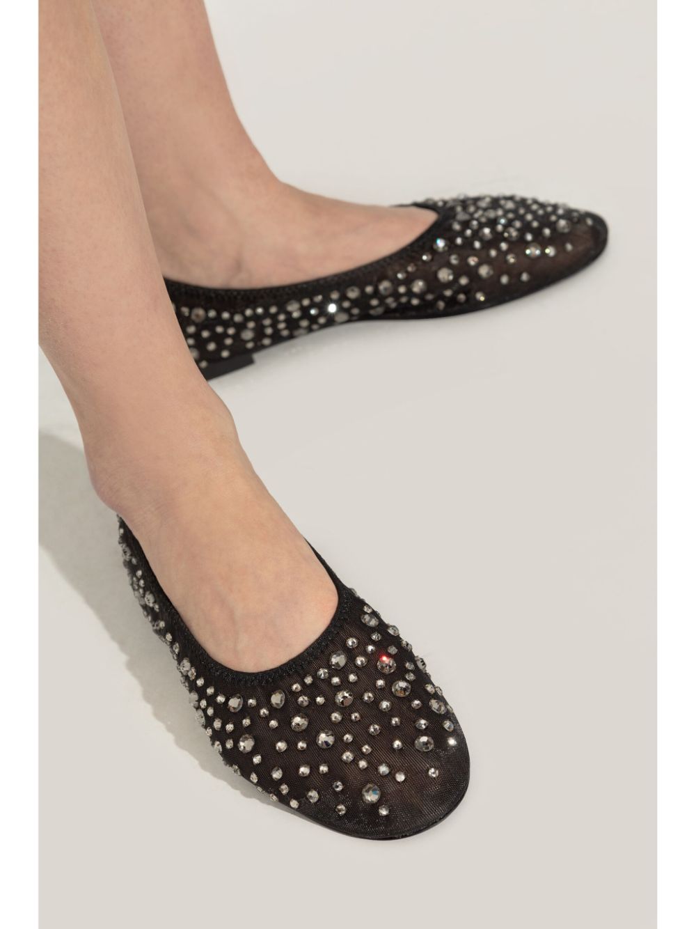 Tory Burch Women's Crystal Embellished Ballerina Shoes