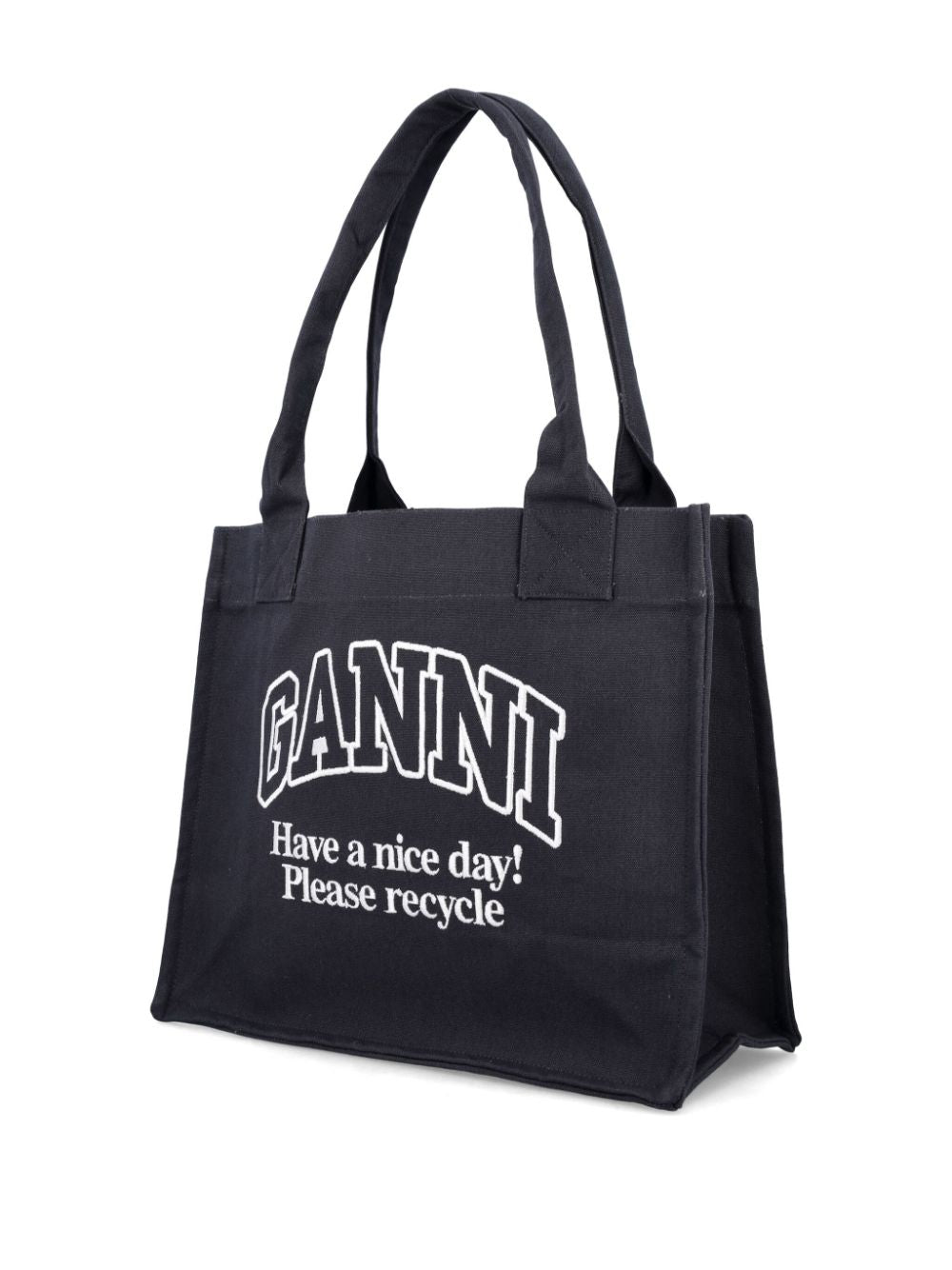 Ganni Women's Large Shopper Bag With Logo