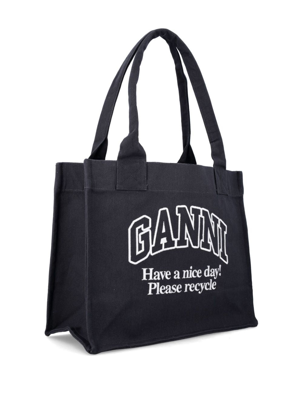 Ganni Women's Large Shopper Bag With Logo