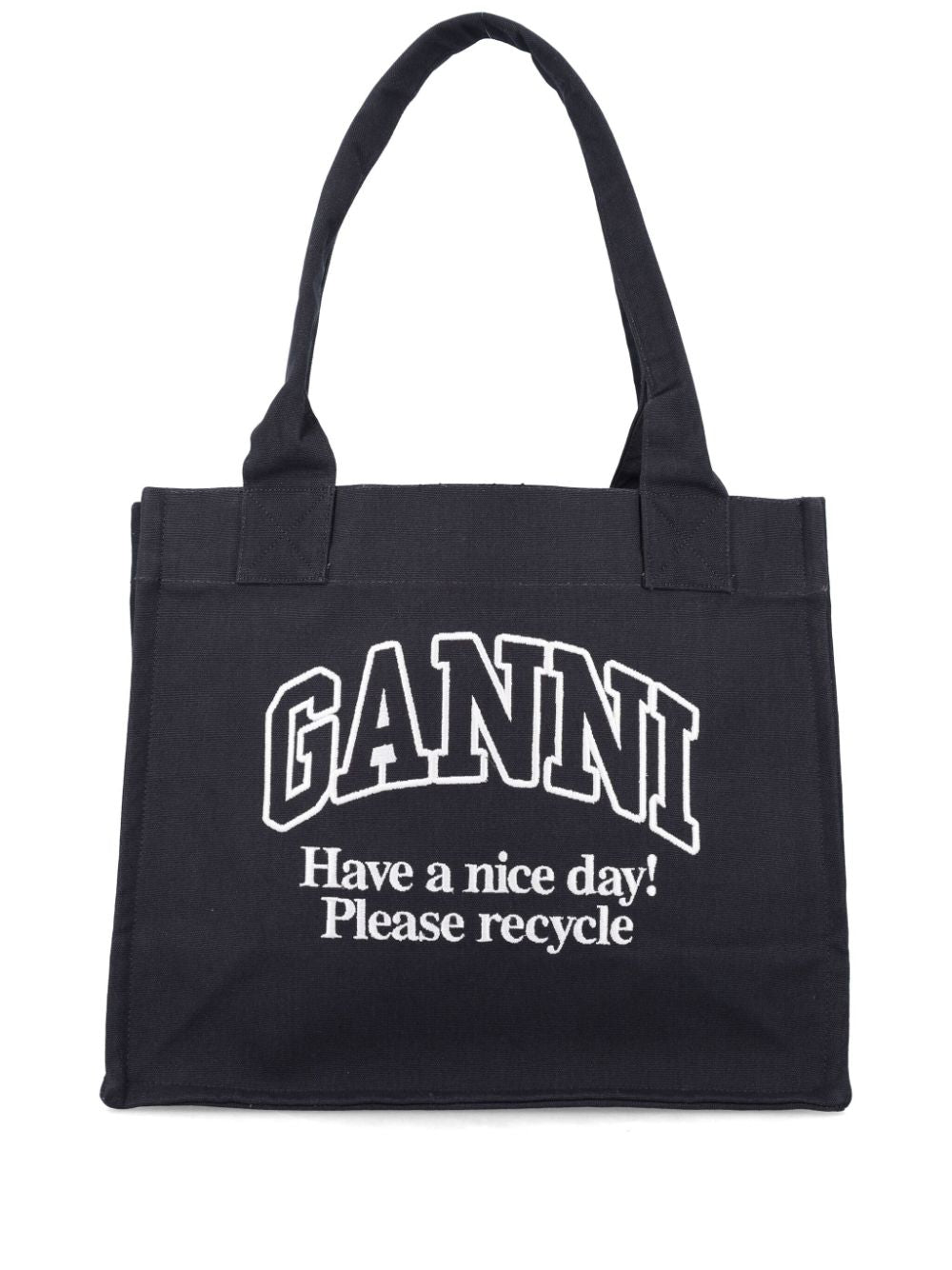 Ganni Women's Large Shopper Bag With Logo