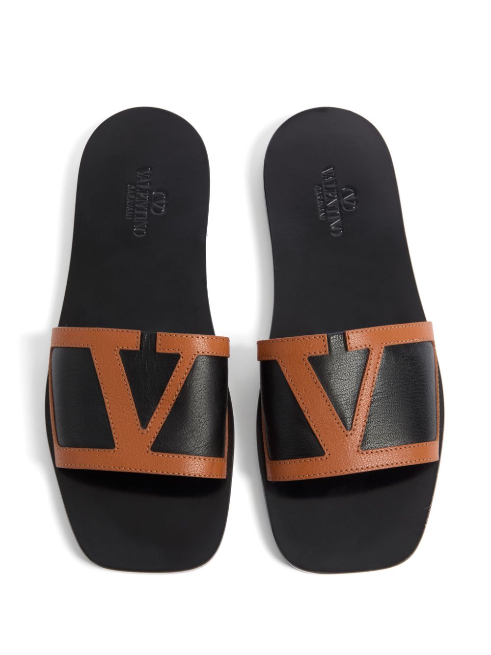 Valentino Garavani Men's Viva Superstar Slide Sandal In Nappa