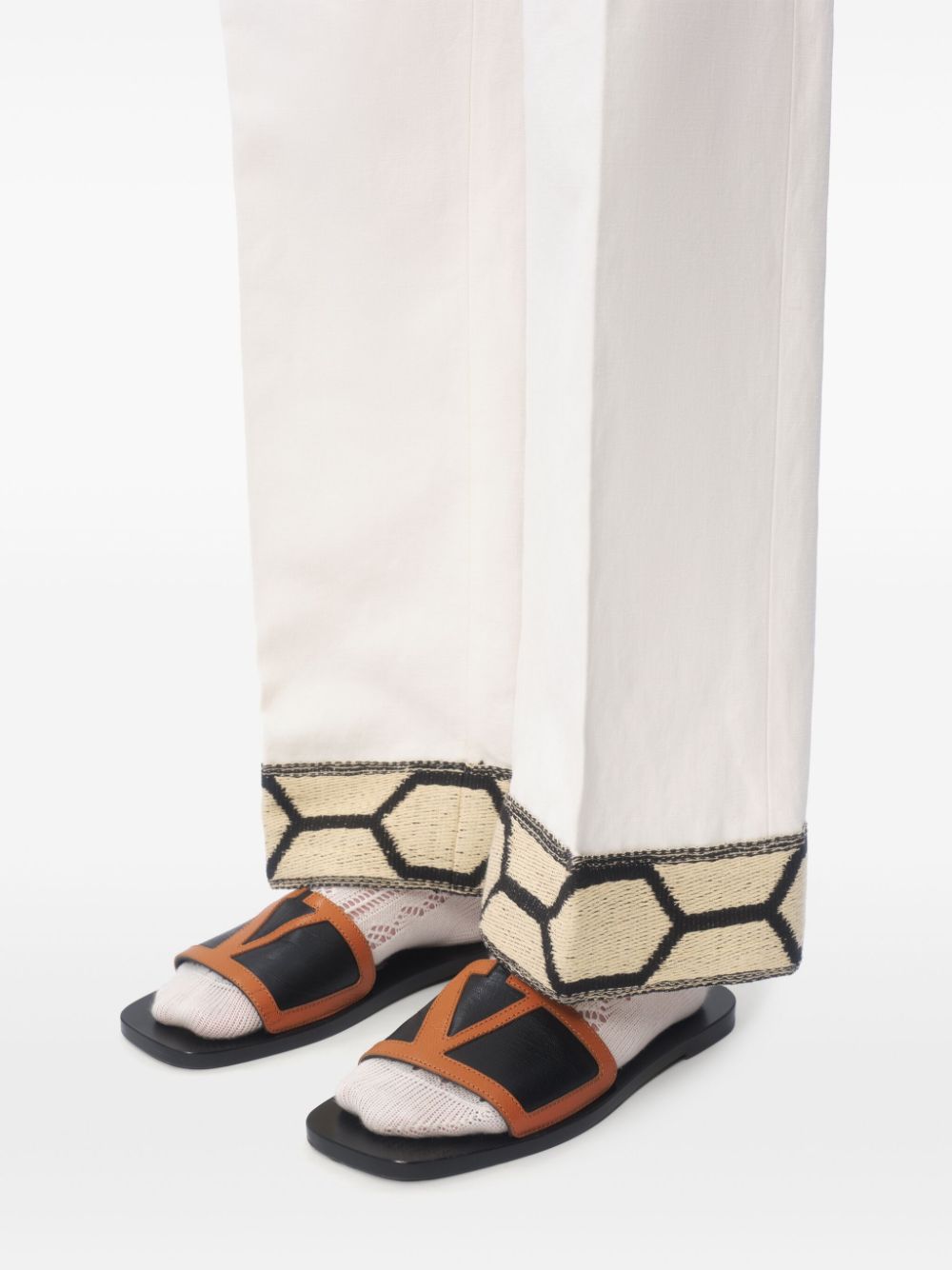 Valentino Garavani Men's Viva Superstar Slide Sandal In Nappa
