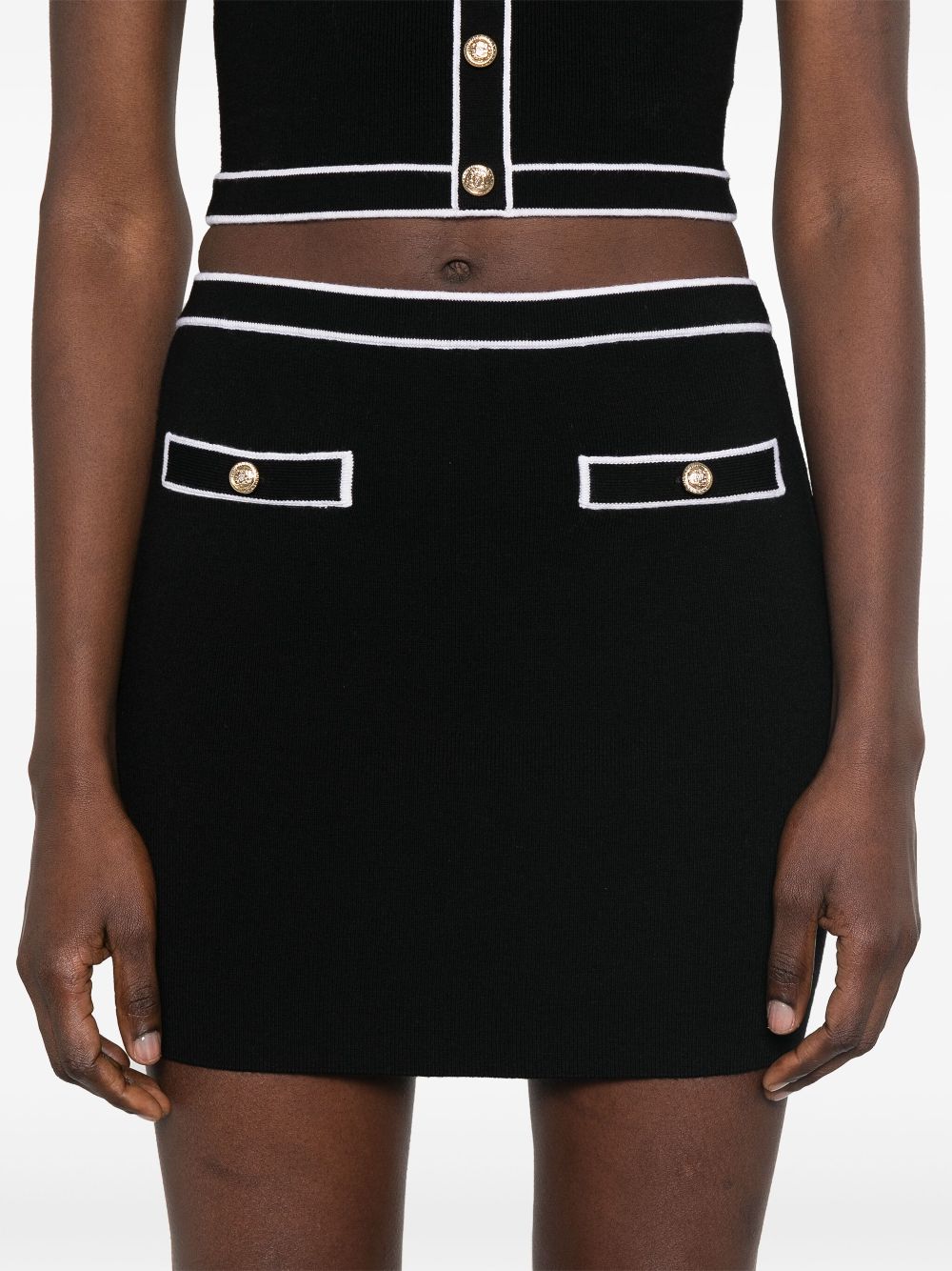 Alice + Olivia Women's Cotton Mini Skirt