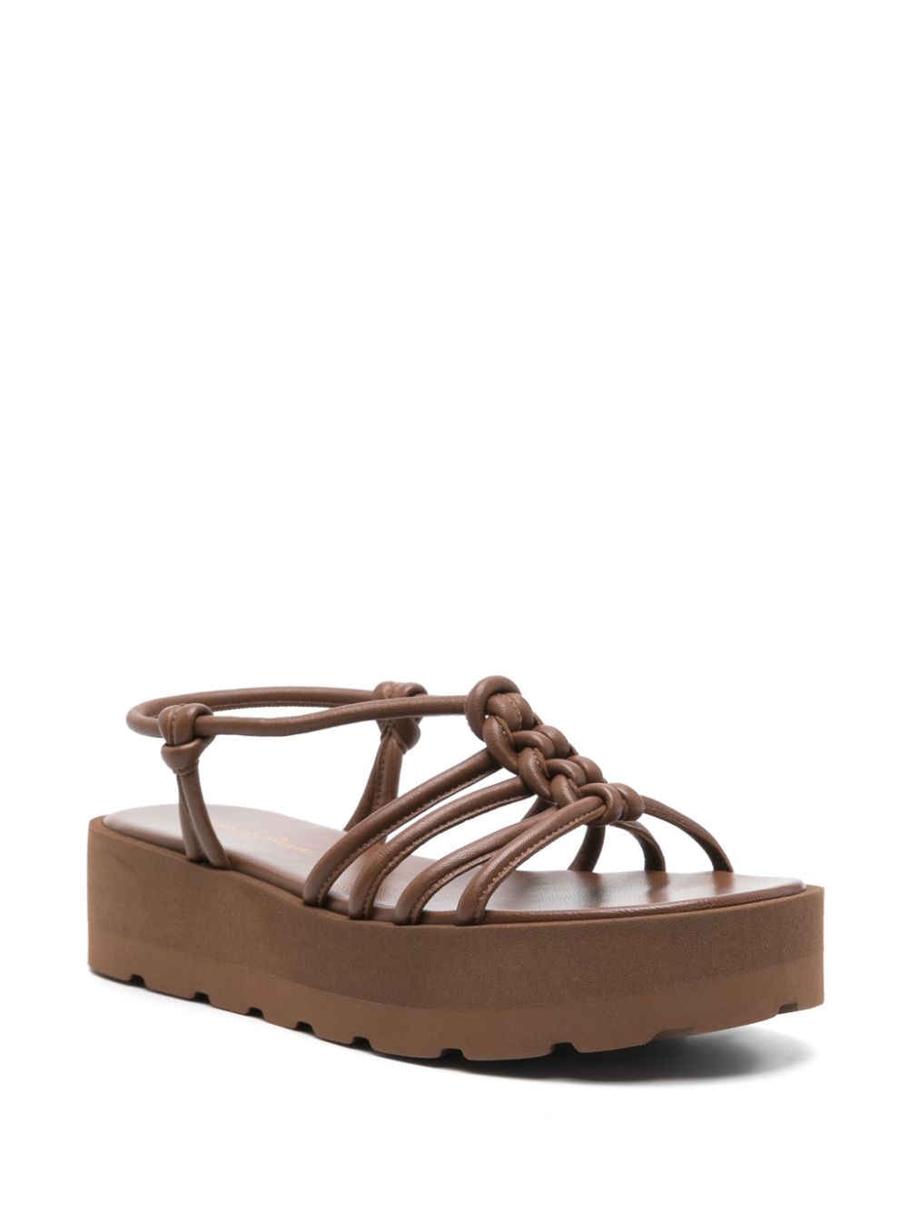 Gianvito Rossi Women's Hebe Leather Sandals.