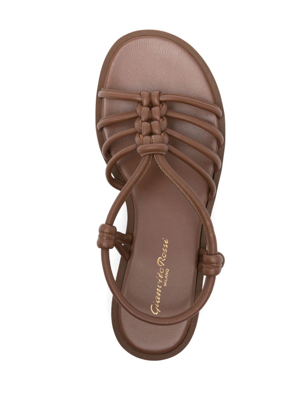 Gianvito Rossi Women's Hebe Leather Sandals.