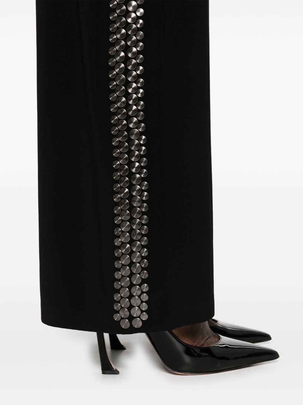Norma Kamali Women's Studded Long Jumpsuit