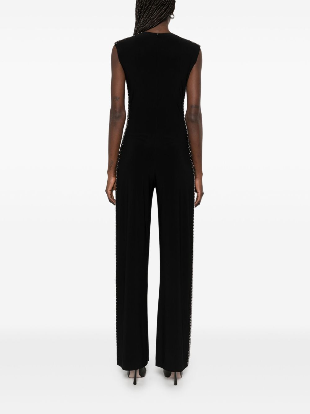 Norma Kamali Women's Studded Long Jumpsuit