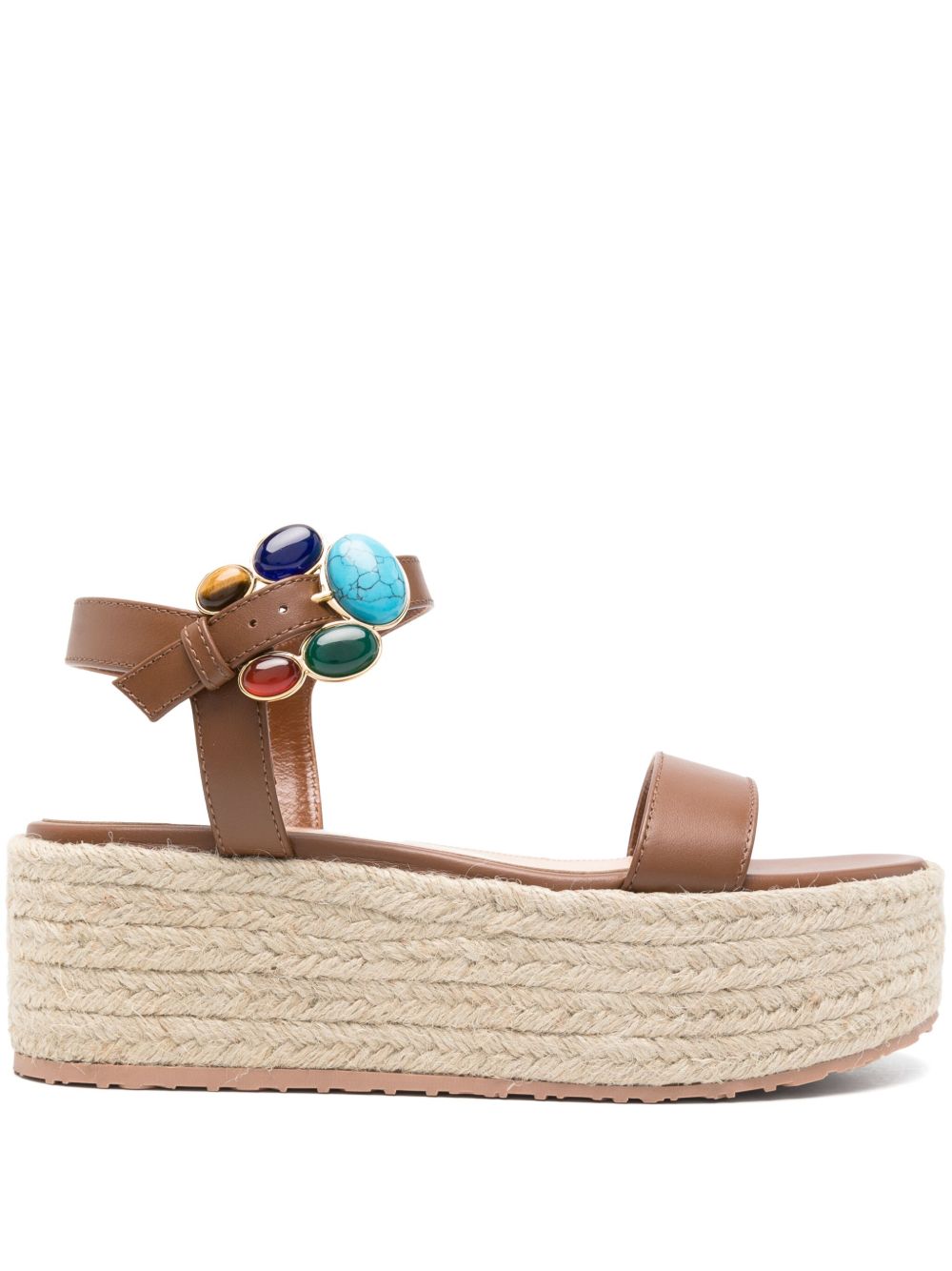 Gianvitp Rossi Stone-Embellished Espadrilles