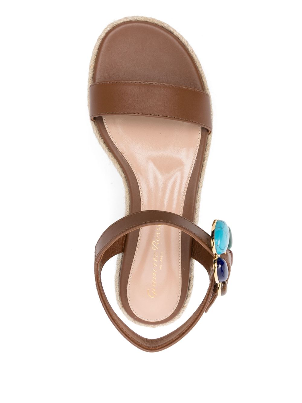 Gianvitp Rossi Stone-Embellished Espadrilles