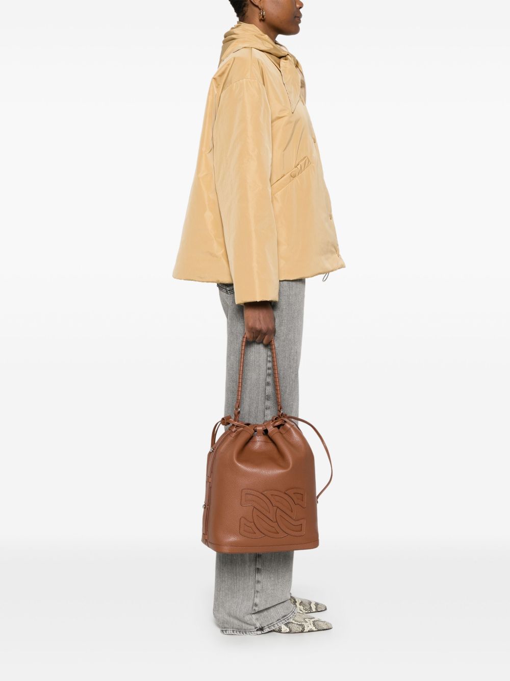 Casadei Women's Leather Bucket Bag