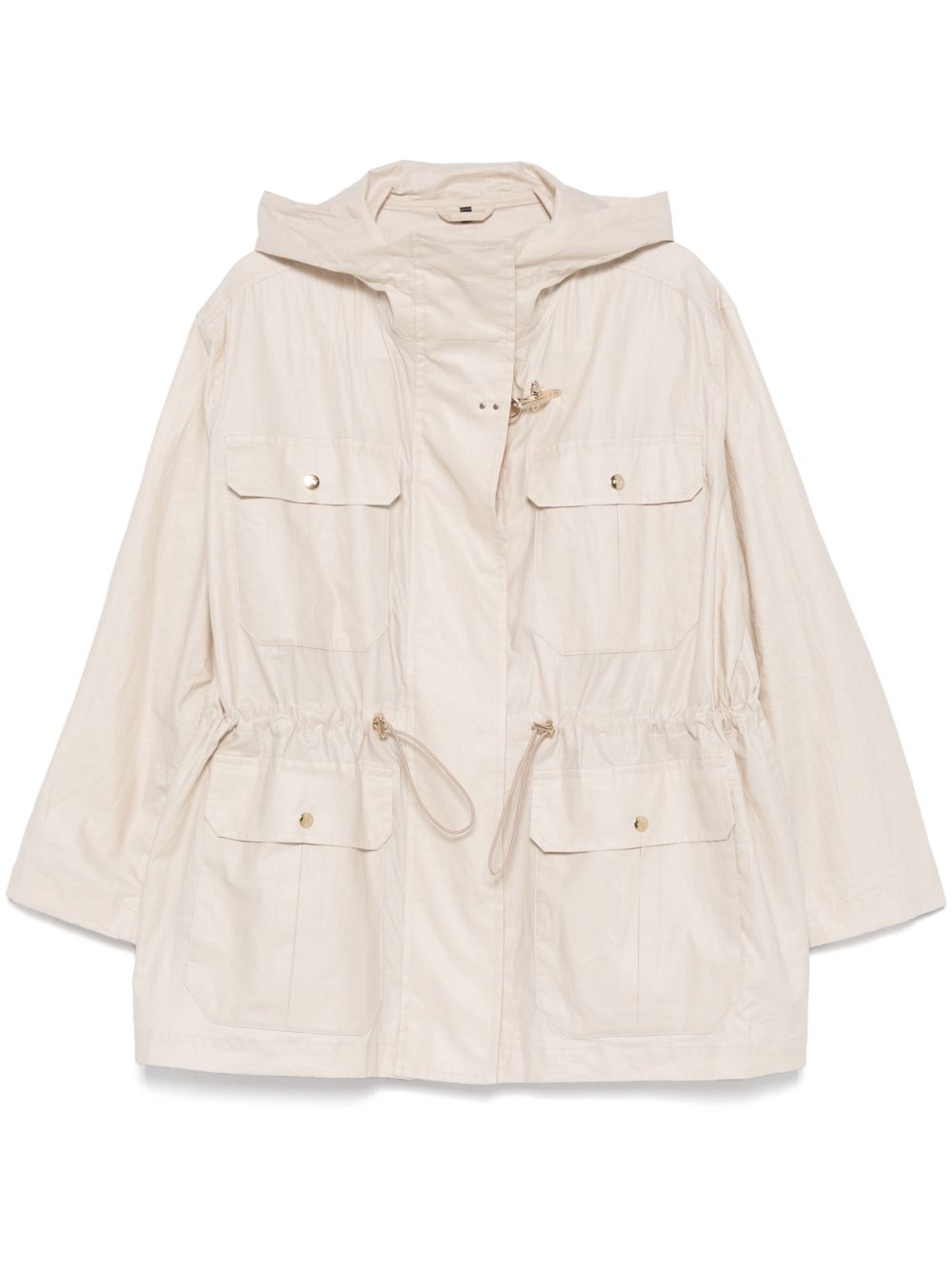 Fay Women's Linen And Cotton Blend Parka Coat