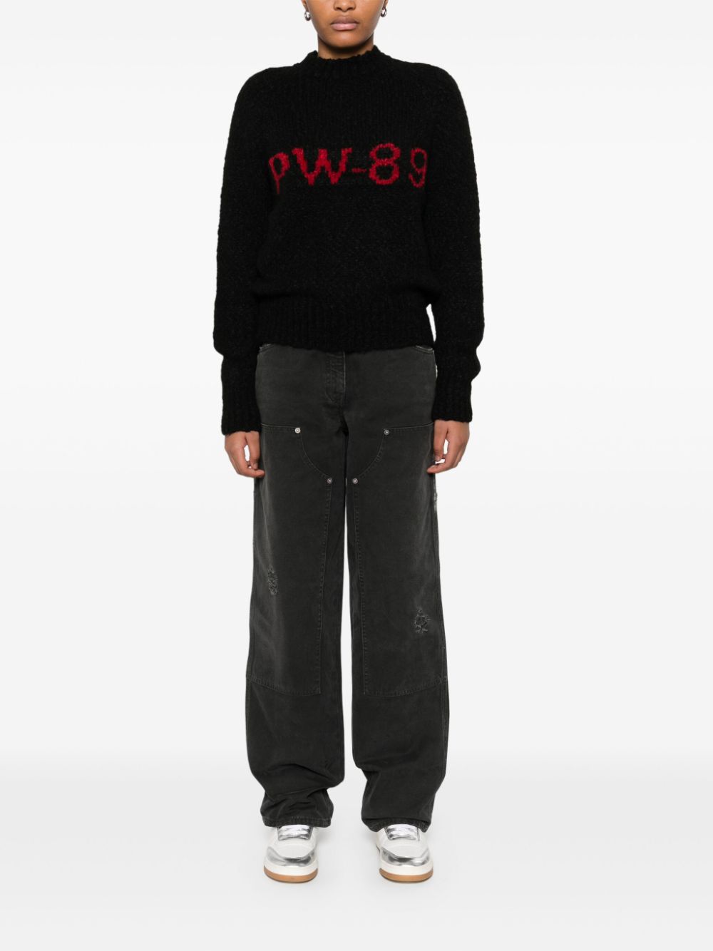 Golden Goose Women's Jeans With Distressed Effect And Front Patches