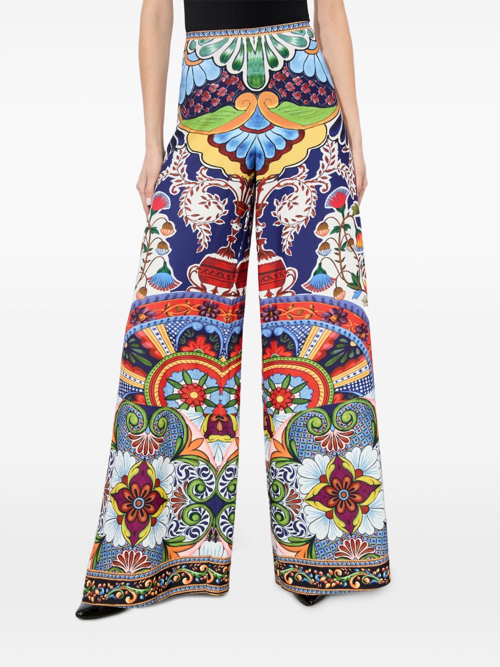 Alice + Olivia Women's Printed Trousers