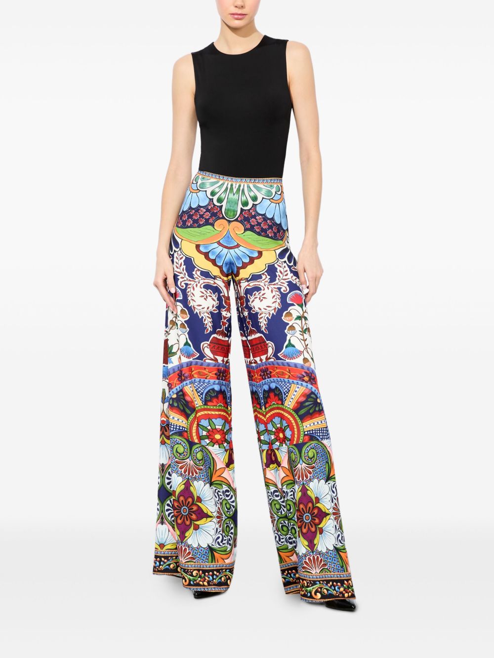 Alice + Olivia Women's Printed Trousers
