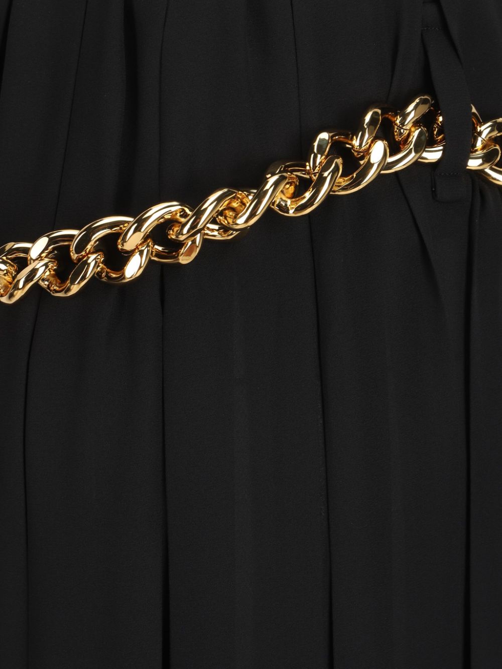 Balenciaga Women's Chain-Detail Pleated Skirt